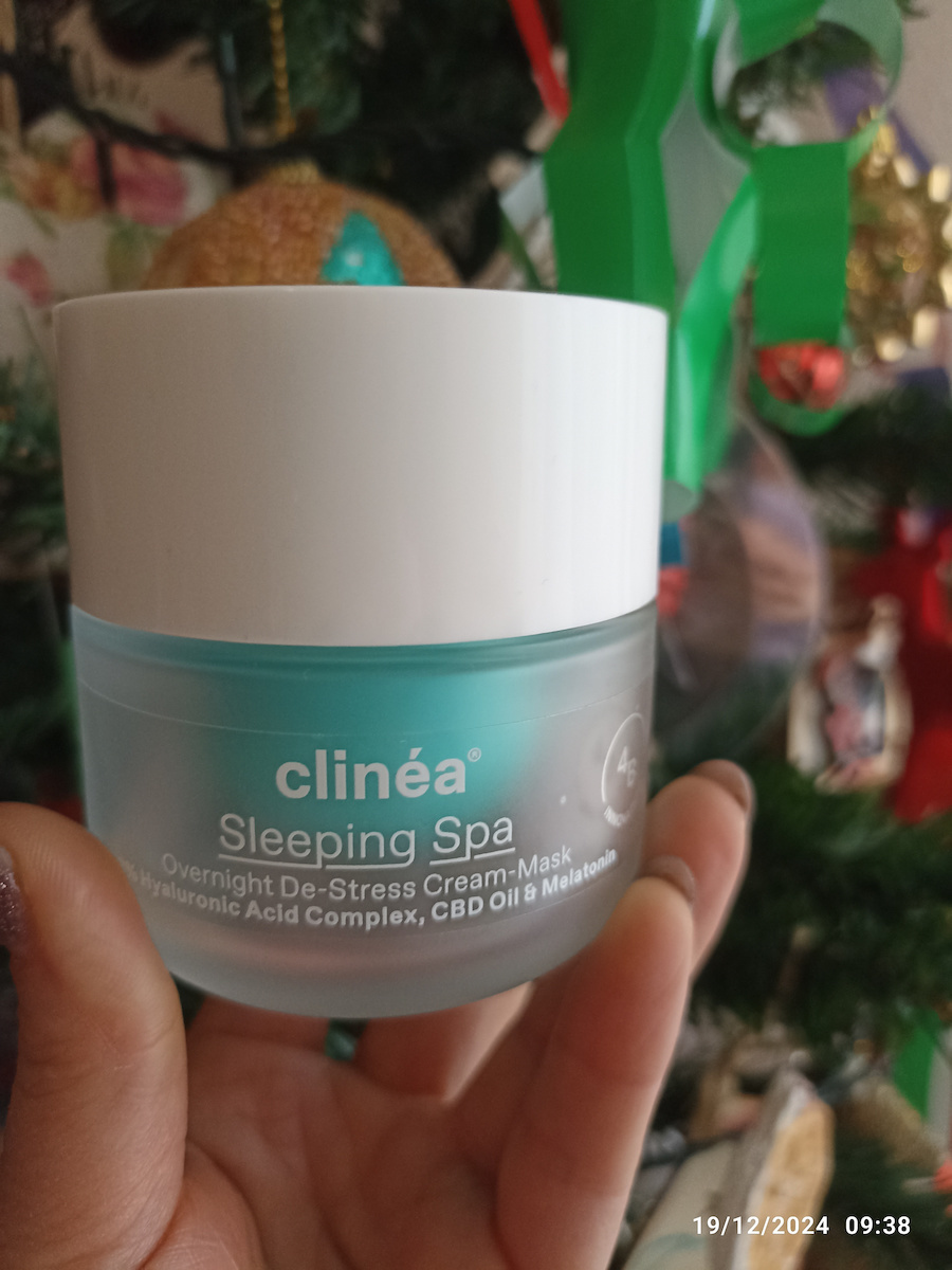 Clinea Sleeping Spa Cream-Mask Light Ενυδατική Κρέμα Προσώπου Νυκτός με Υαλουρονικό Οξύ & Πρεβιοτικά 50ml