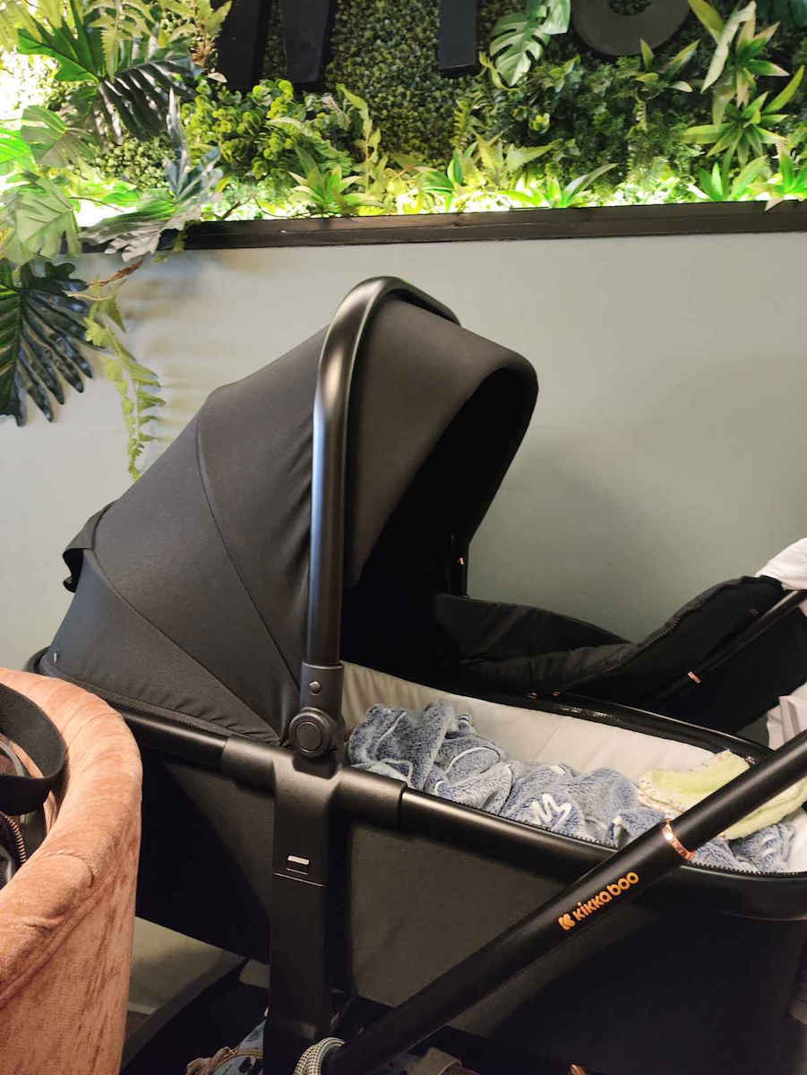 Kikka Boo Kara Adjustable 3 in 1 Baby Stroller Suitable for Newborn Black 10.1kg