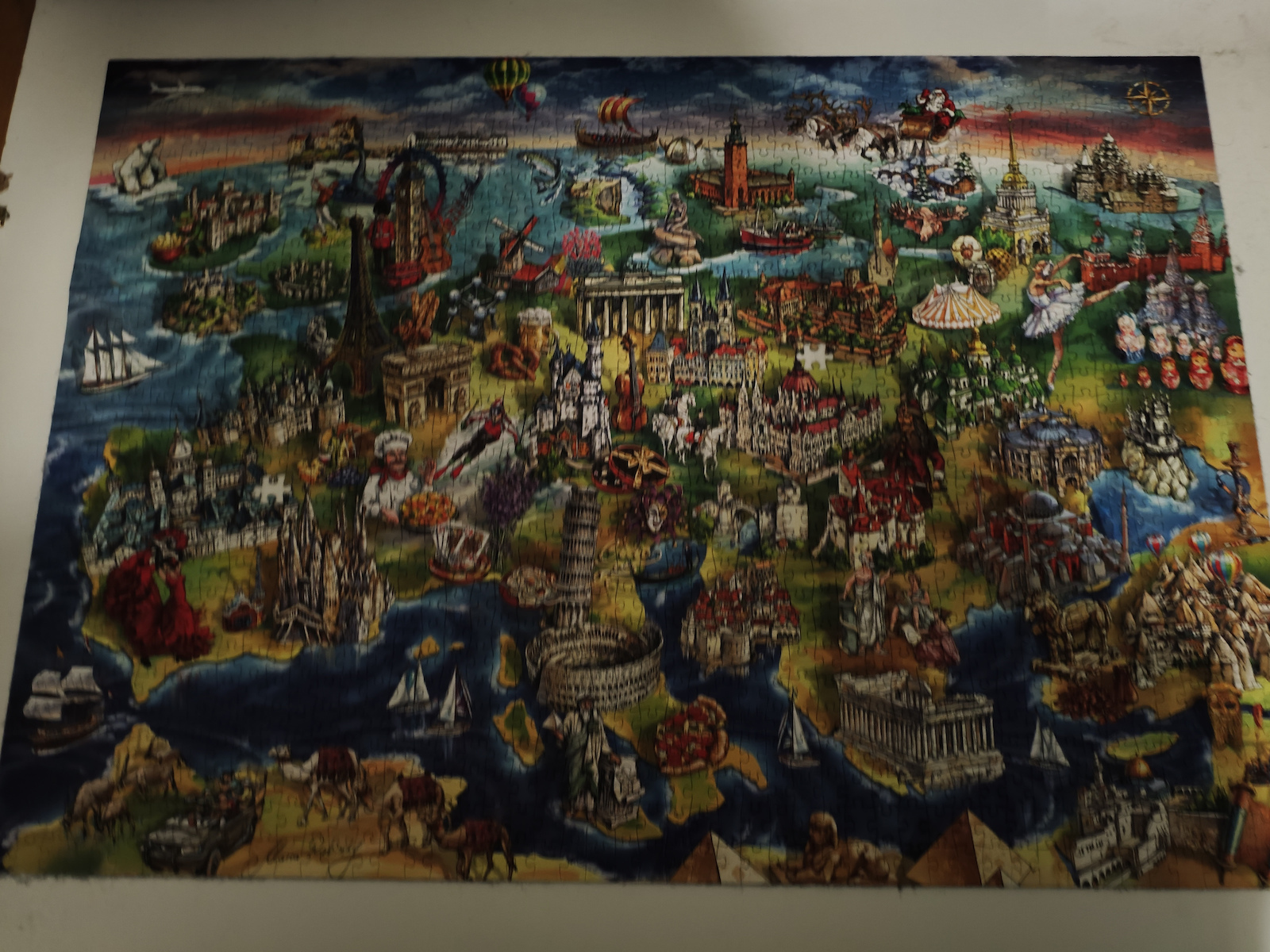 European World Puzzle 2D 1500pcs