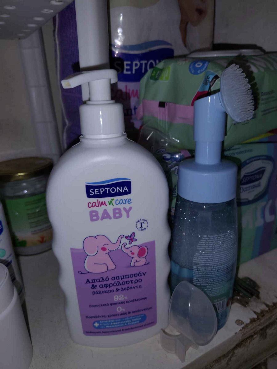 Septona Calm 'n Care Gentle Shampoo & Body Wash with Lavender 500ml with Pump