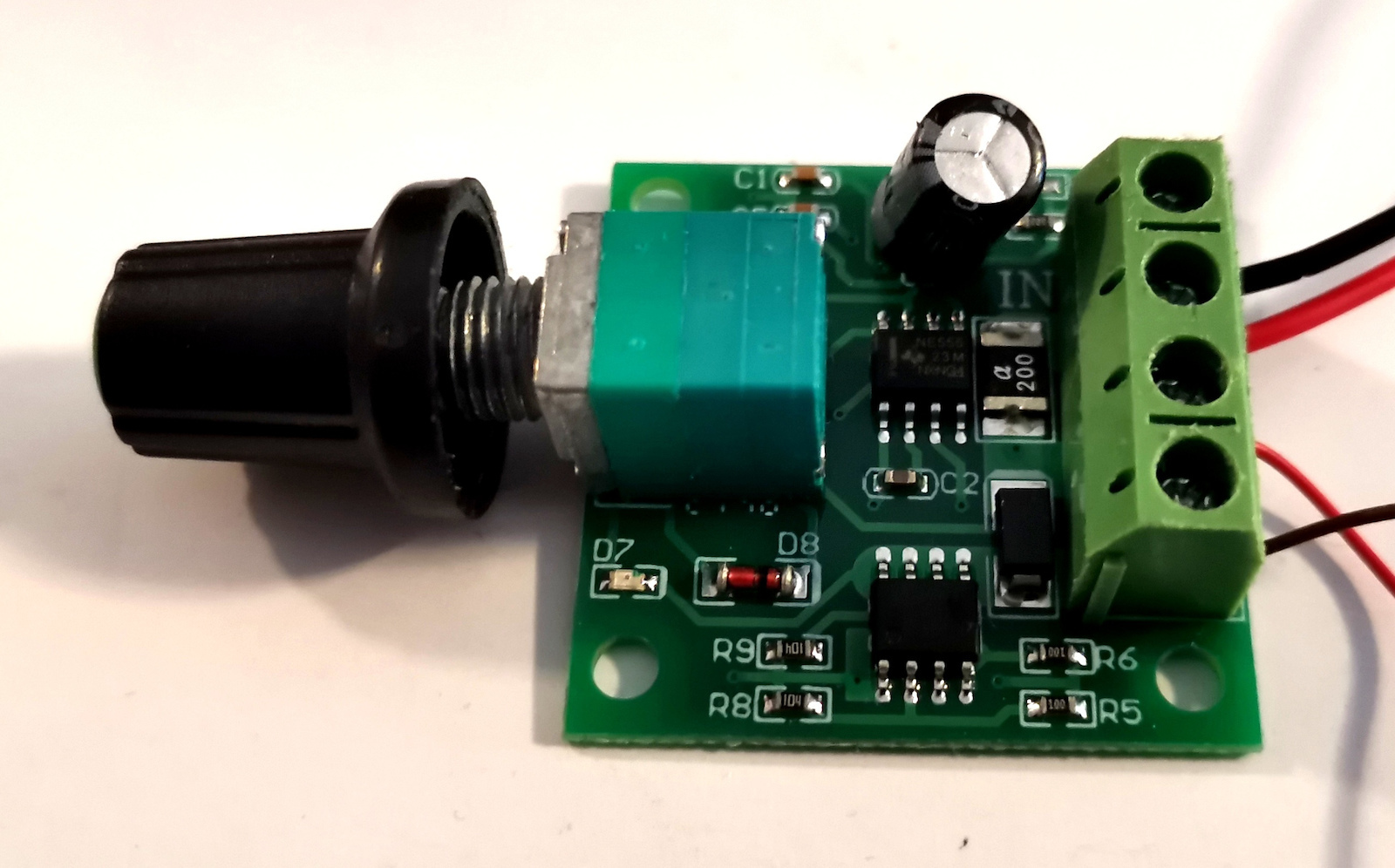 #47149 Pwm Dc Motor Speed Regulator 1.8v 3v 5v 6v 12v 2a Speed Control Switch Function