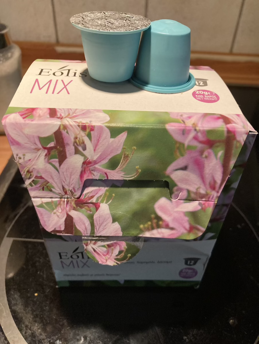 Eolis Capsules Tea Mix Compatible with Machine Nespresso 12caps,tobolek
