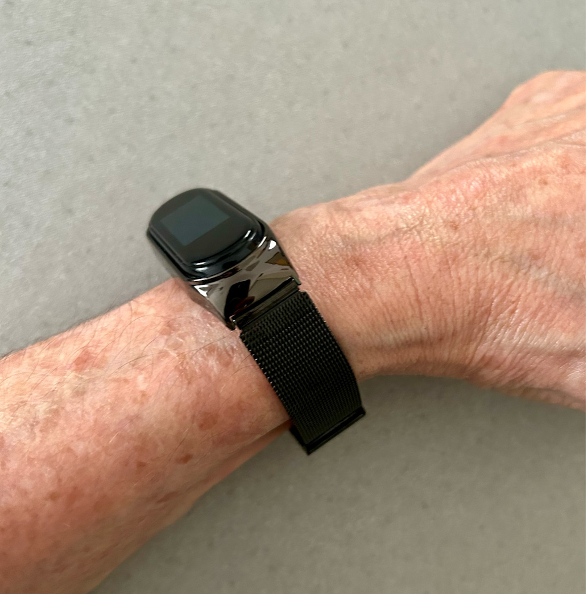 Λουράκι Μεταλλικό Μαύρο (Mi Band 3/4)