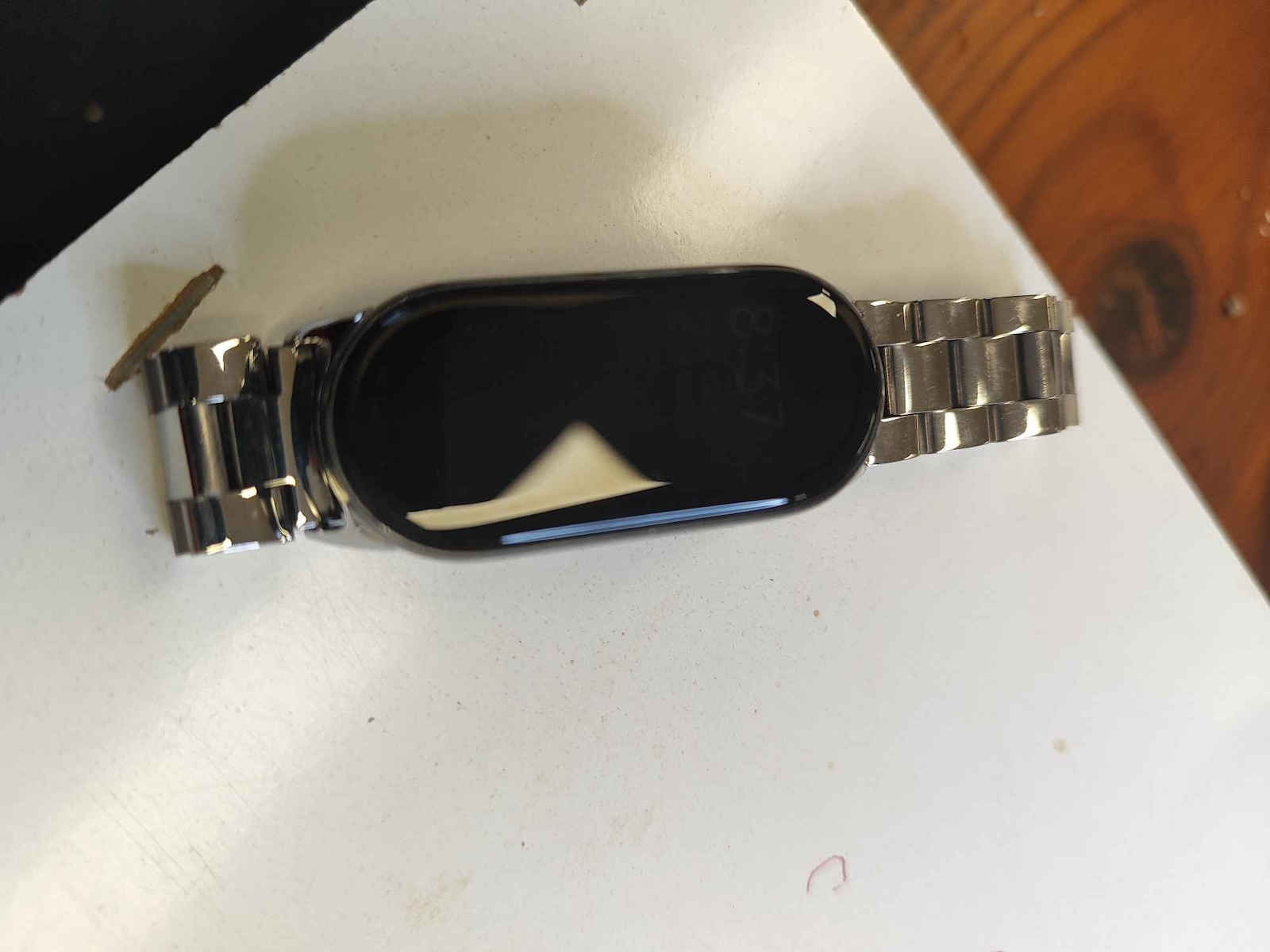 Steel Λουράκι Ανοξείδωτο Ατσάλι Γκρι (Smart Band 8 / Smart Band 9 / Smart Band 10)