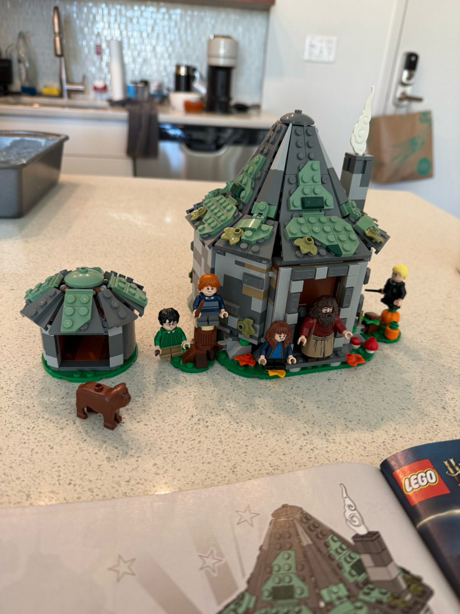 LEGO Harry Potter Hagrid's Hut An Unexpected Visit for 8+ Years 896 Pieces