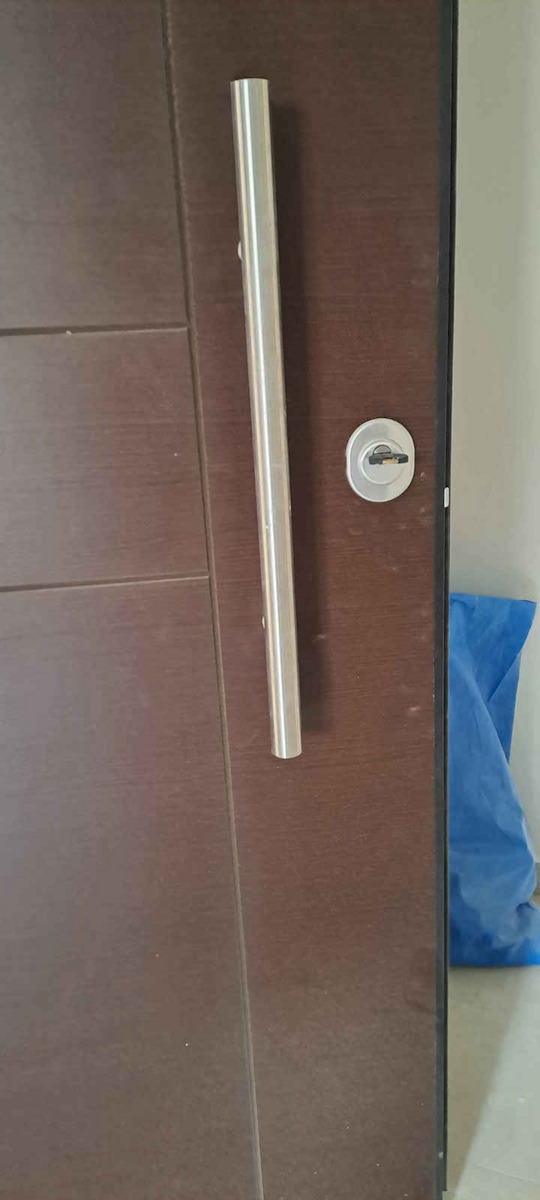 Import Hellas Λαβή Εξώπορτας 600mm Νίκελ / Inox