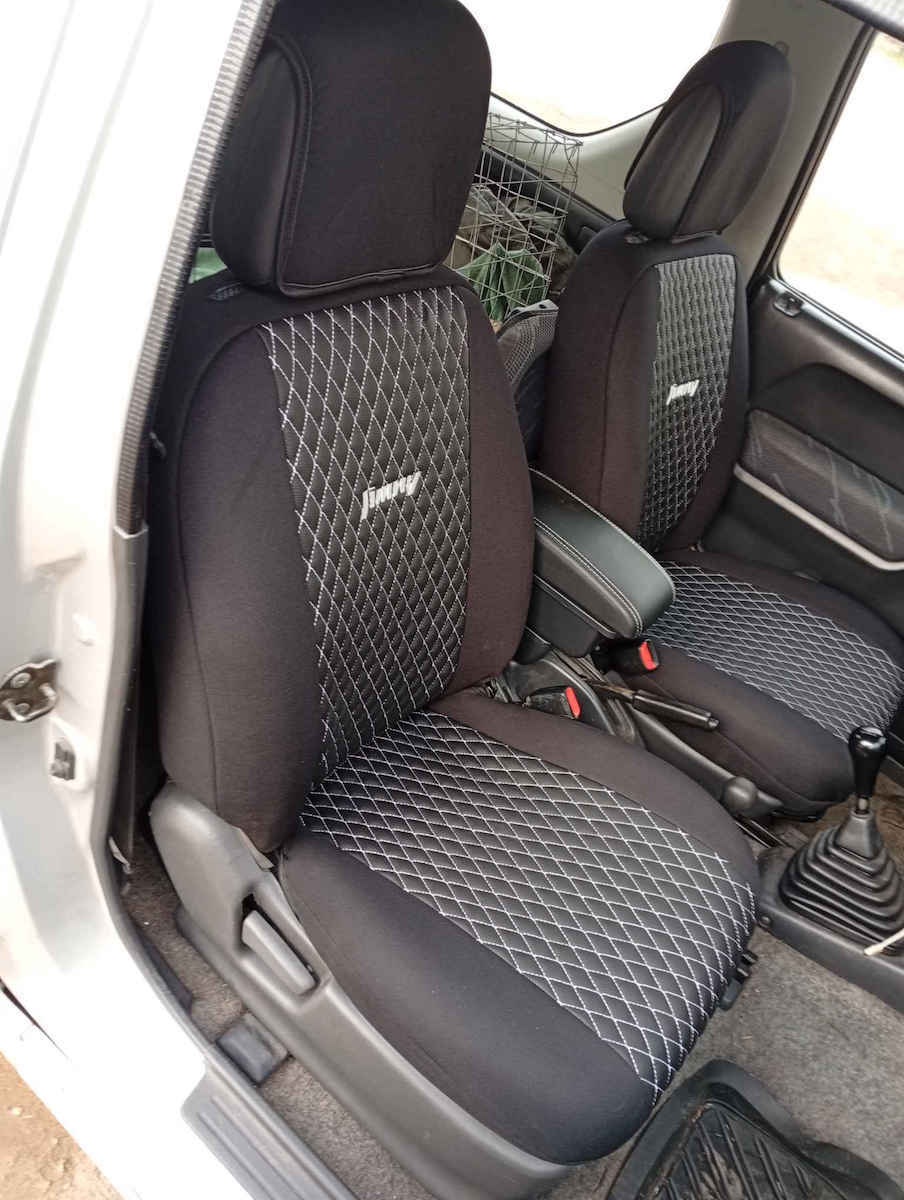Huse Față Auto 2buc Piele sintetica Negru