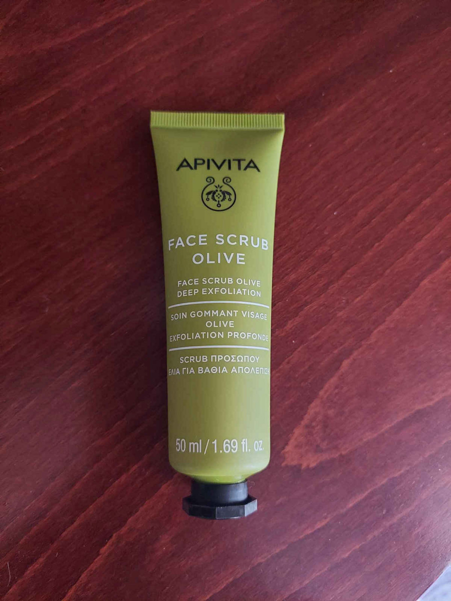 Apivita Express Beauty Scrub for Face for Oily Skin Deep Exfoliation with Olive Oil 50ml