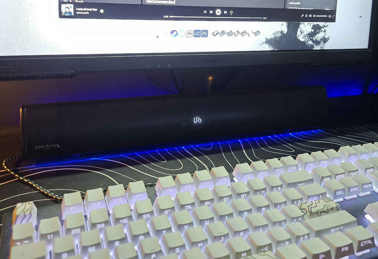 Creative Sound Blaster GS5 Ηχείο Υπολογιστή με RGB Φωτισμό και Bluetooth Ισχύος 60W σε Μαύρο Χρώμα