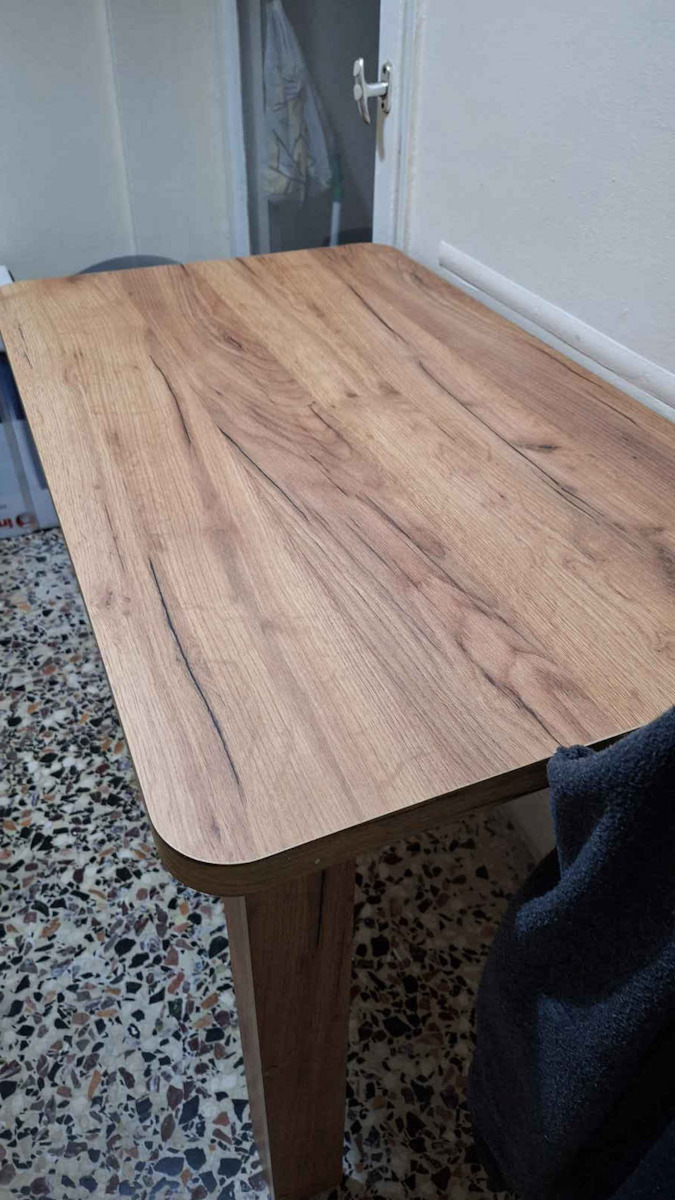Celeste Table Kitchen Wooden Walnut 100x60x73.5cm