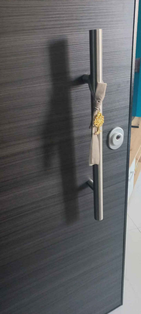 Import Hellas Λαβή Εξώπορτας 600mm Νίκελ / Inox