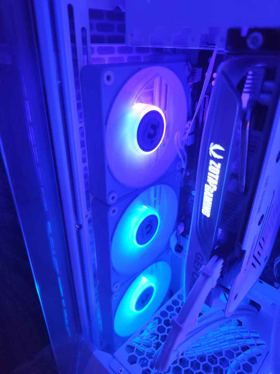 Thermaltake CT120 EX Case Fan (2000rpm) με ARGB Φωτισμό και Σύνδεση 4-Pin PWM 3τμχ Matcha Green