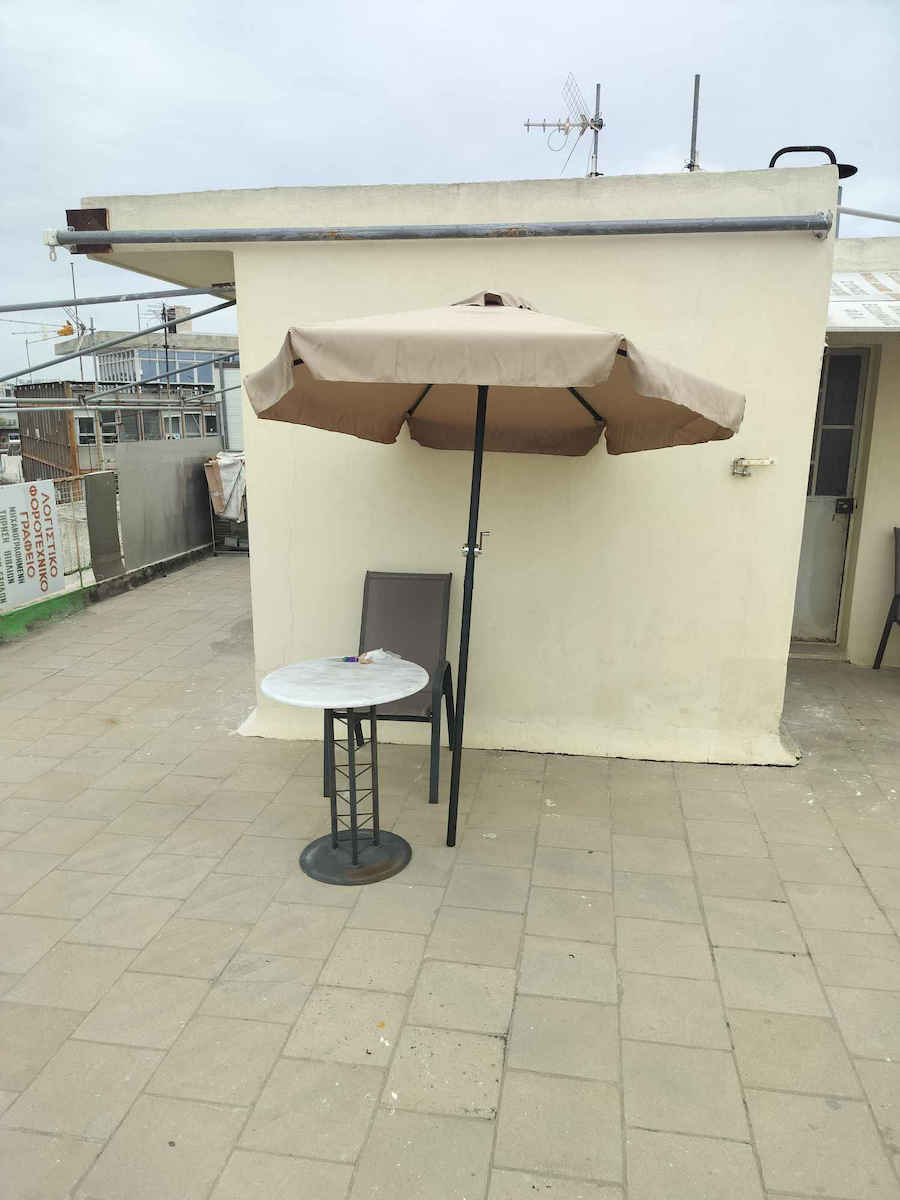 Garden & Terrace Floor Aluminium Round Parasol Beige D2xH2.2m