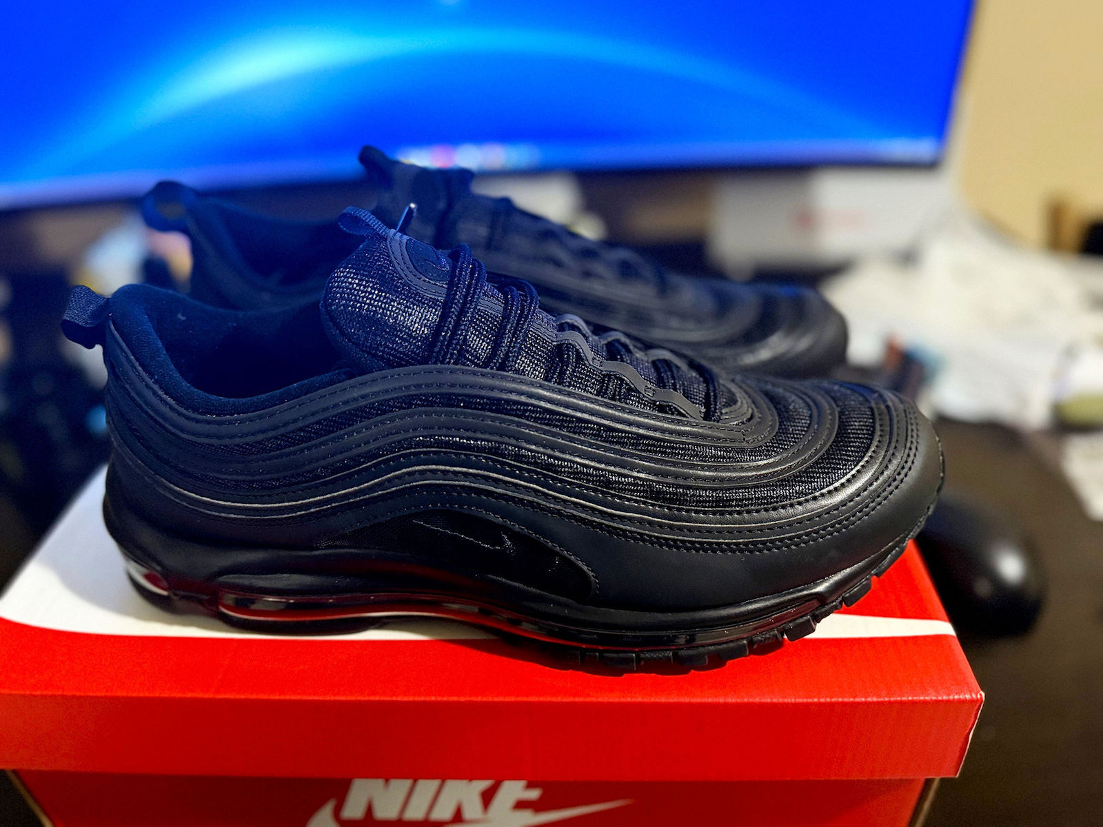 Nike Air Max 97 Ανδρικά Sneakers Μαύρα BQ4567-001 - Main Image