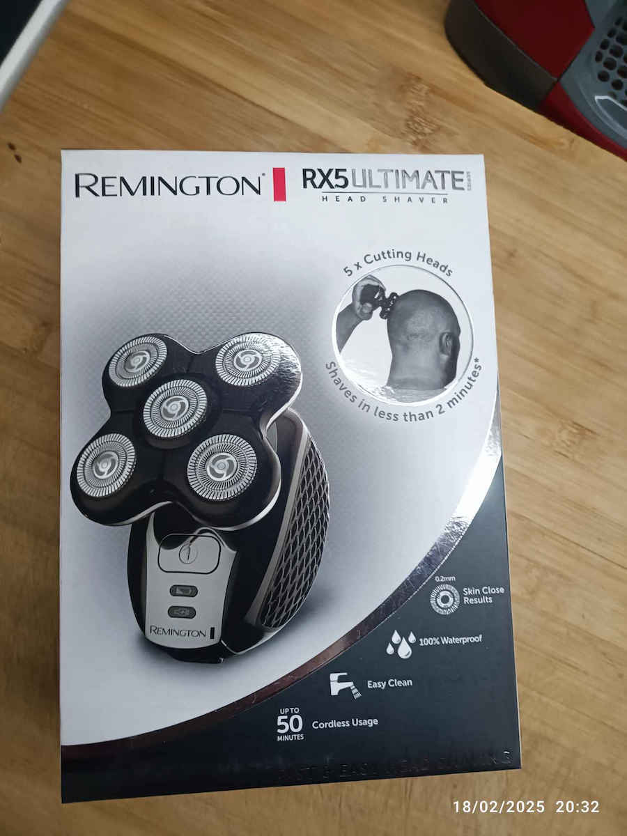Remington RX5 For the Head XR1500 Rotating Electric Shaver Face Rechargeable