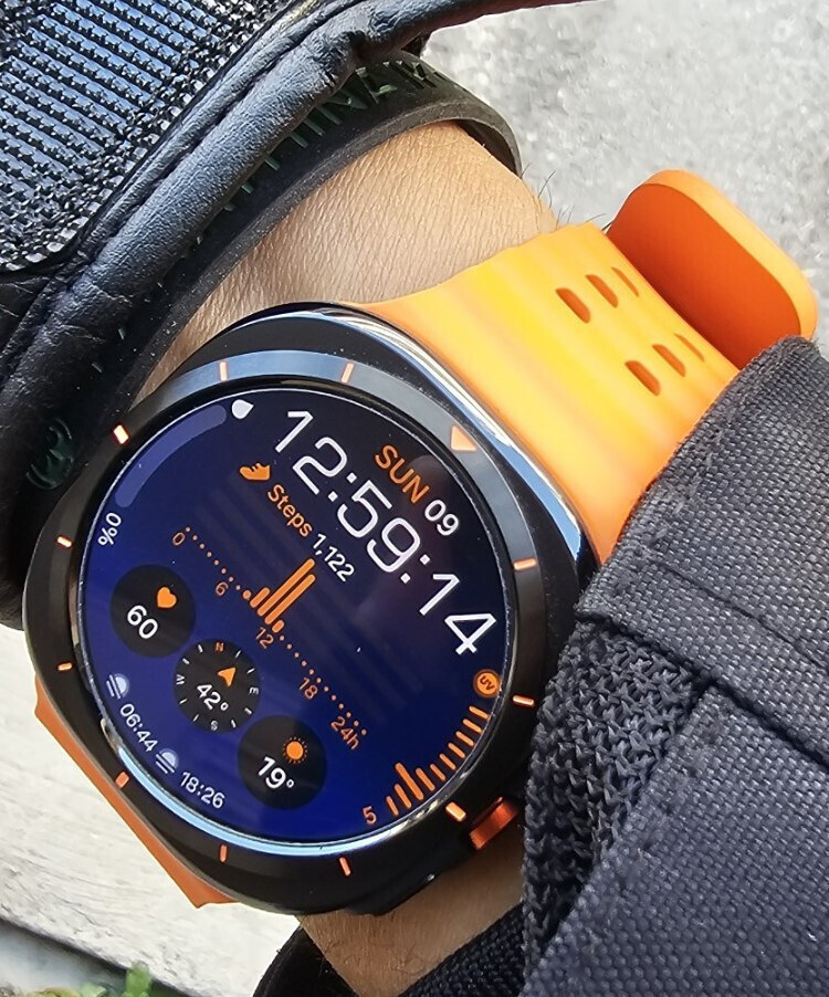 Samsung Galaxy Watch Ultra Titanium 47mm Αδιάβροχο με eSIM και Παλμογράφο (Titanium White)