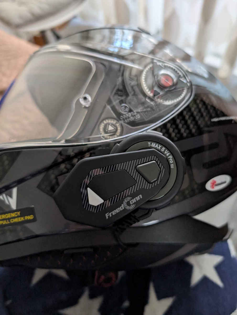 FreedConn T-max S V4 Μονή Ενδοεπικοινωνία για Κράνος Μηχανής με Bluetooth