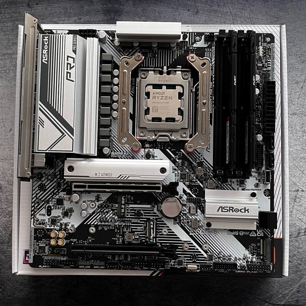 ASRock B650M Pro RS Motherboard Micro ATX με AMD AM5 Socket 90-MXBLP0-A0UAYZ