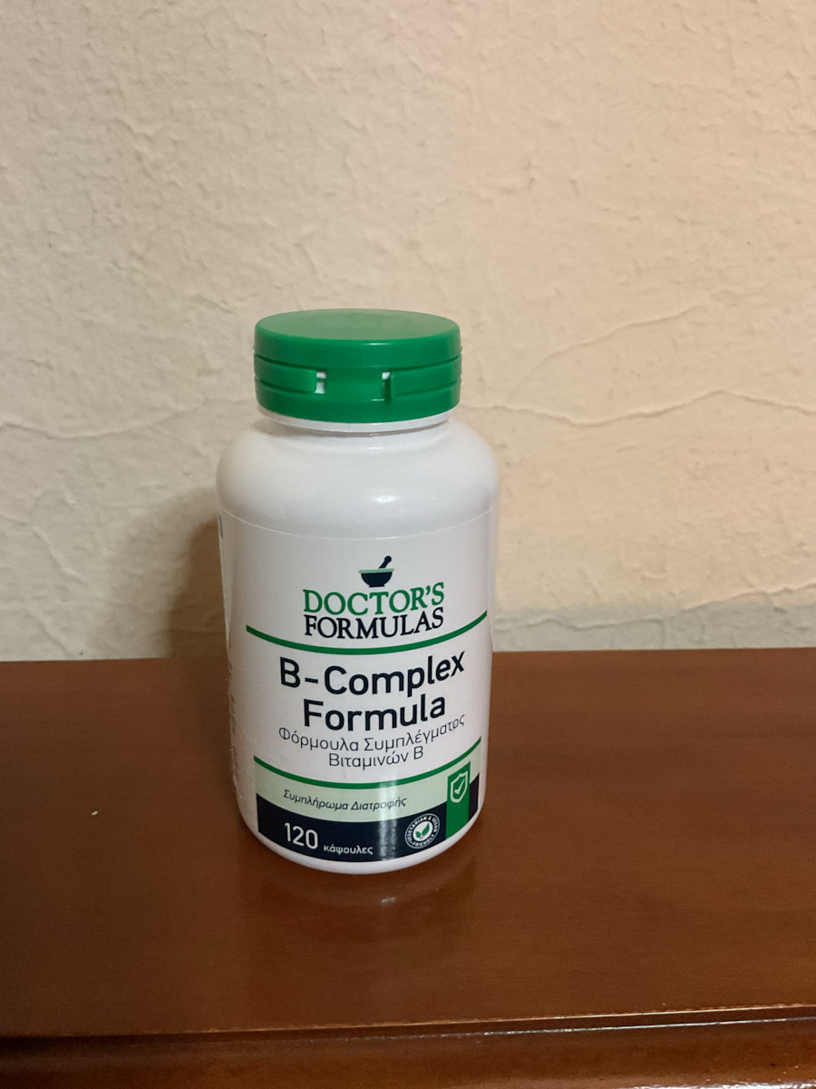 Doctor's Formulas B-Complex Formula Βιταμίνη για Ενέργεια, Ενίσχυση του Ανοσοποιητικού & το Νευρικό Σύστημα 120 ταμπλέτες