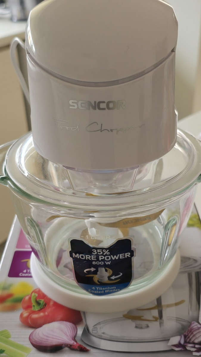 Sencor Mini Chopper Multi 500W mit 1l Behälter Weiß