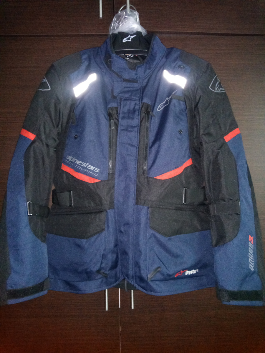 Alpinestars Andes V3 Winter Herren Motorradjacke Wasserdicht Gray