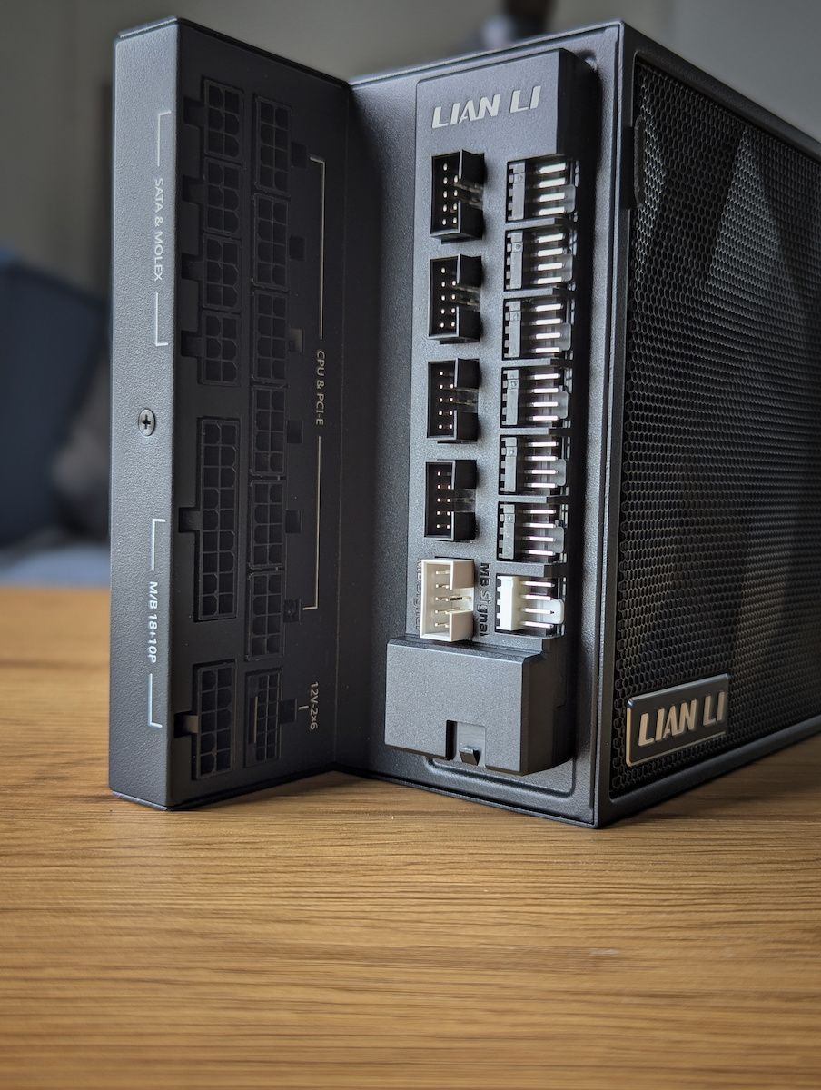 Lian Li Edge Gold 1000W White Computer Power Supply Full Modular 80 Plus Gold