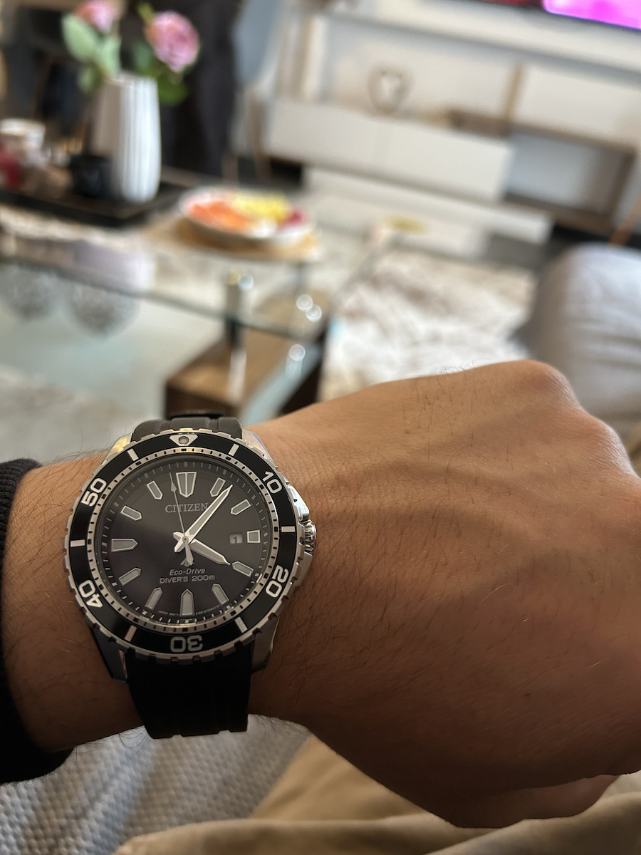 Citizen Promaster Мъжки Часовник 44mm Eco - Drive с Черна Каучукова Каишка