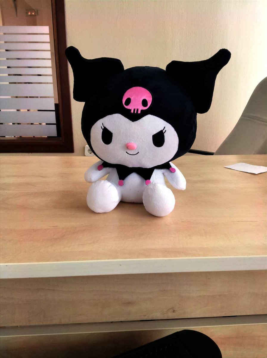 Hello Kitty Kuromi Plush Toy 30cm