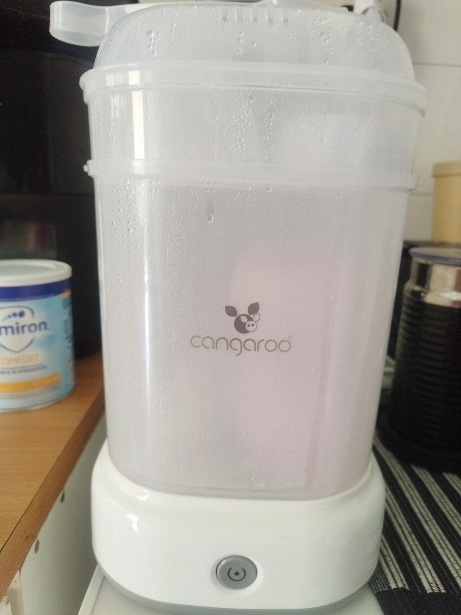 Cangaroo Presto Electric Baby Sterilizer for 5 Bottles Gray 109534