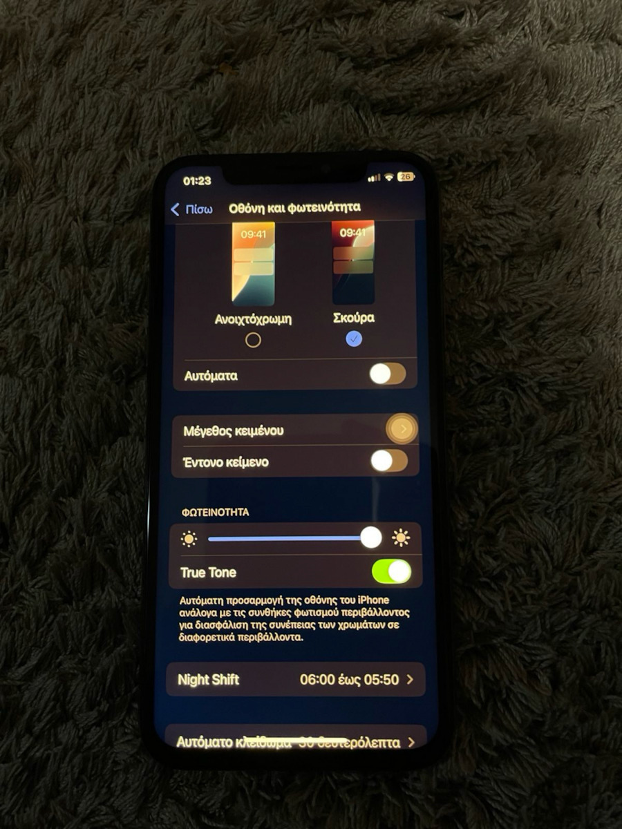 O ecran Zy cu Mecanism Tactil pentru iPhone XS (Negru)