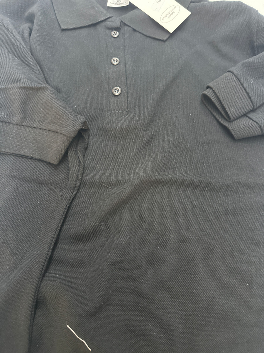 Damen Sportlich Polo Bluse Kurzarm Weiß