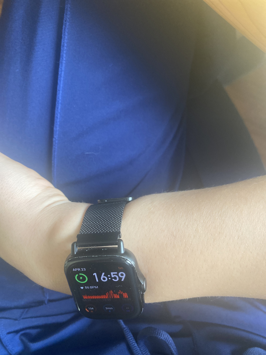 Armband Rostfreier Stahl Schwarz (Amazfit GTS)