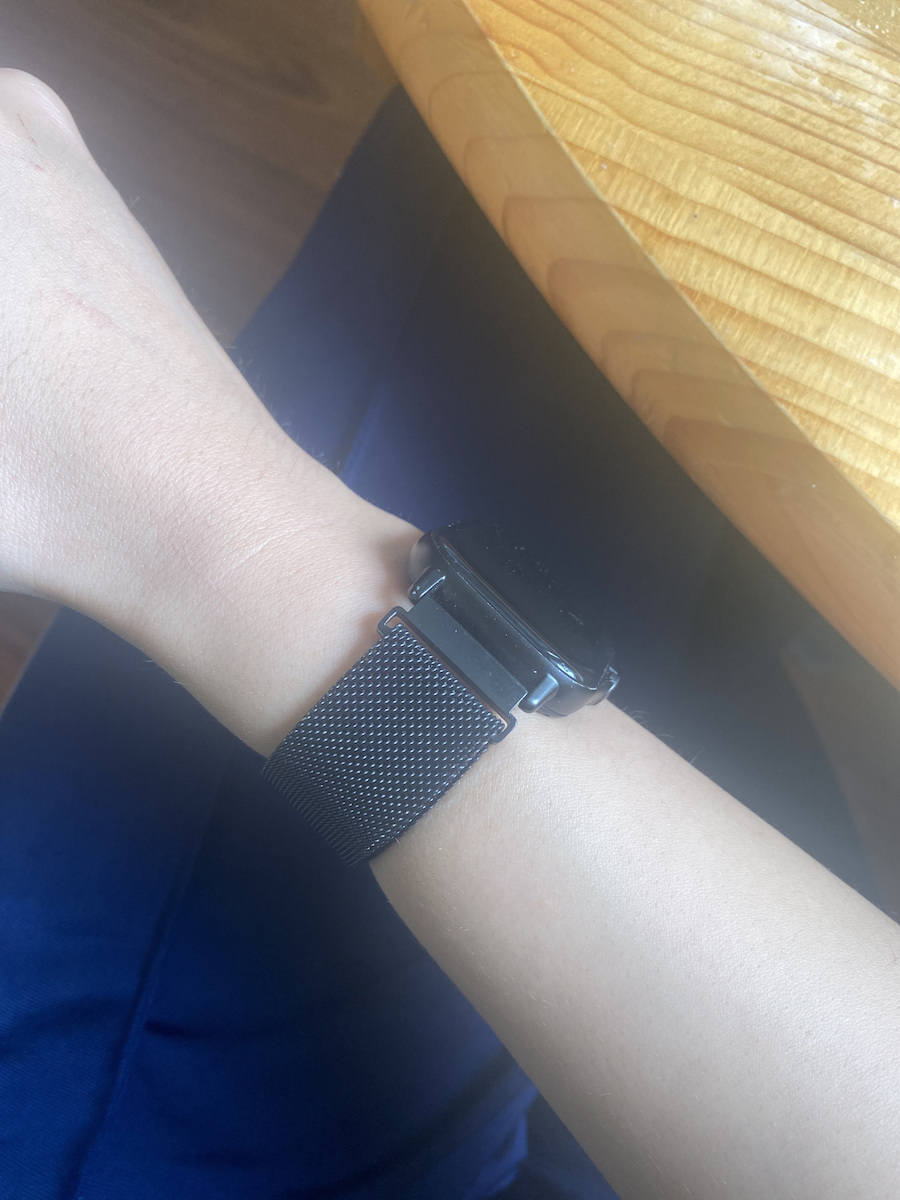 Armband Rostfreier Stahl Schwarz (Amazfit GTS)