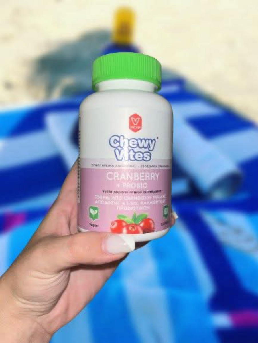Chewy Vites Cranberry & Probio Добавка с Пробиотици 60 Желета