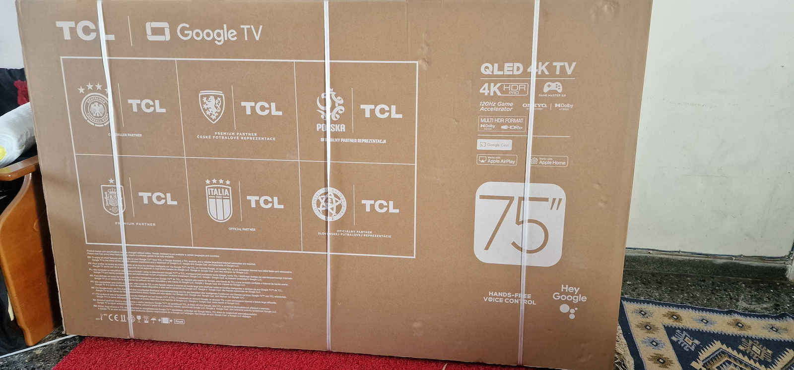 TCL Smart Τηλεόραση 98" 4K UHD QLED C655 HDR (2024) 98C655