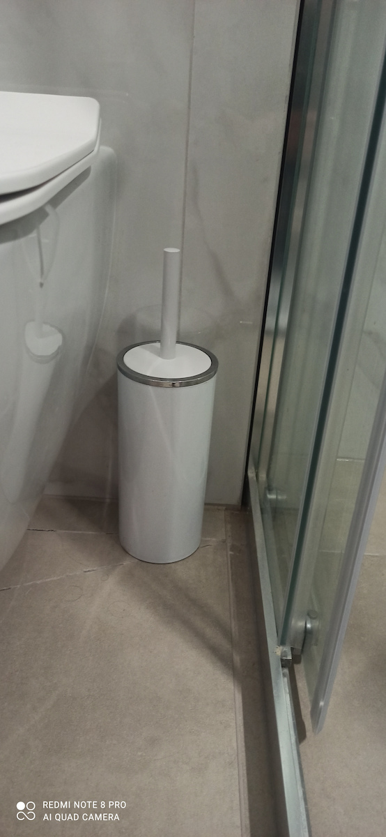 Marva Lenox M-E34-01 Plastic Toilet Brush White