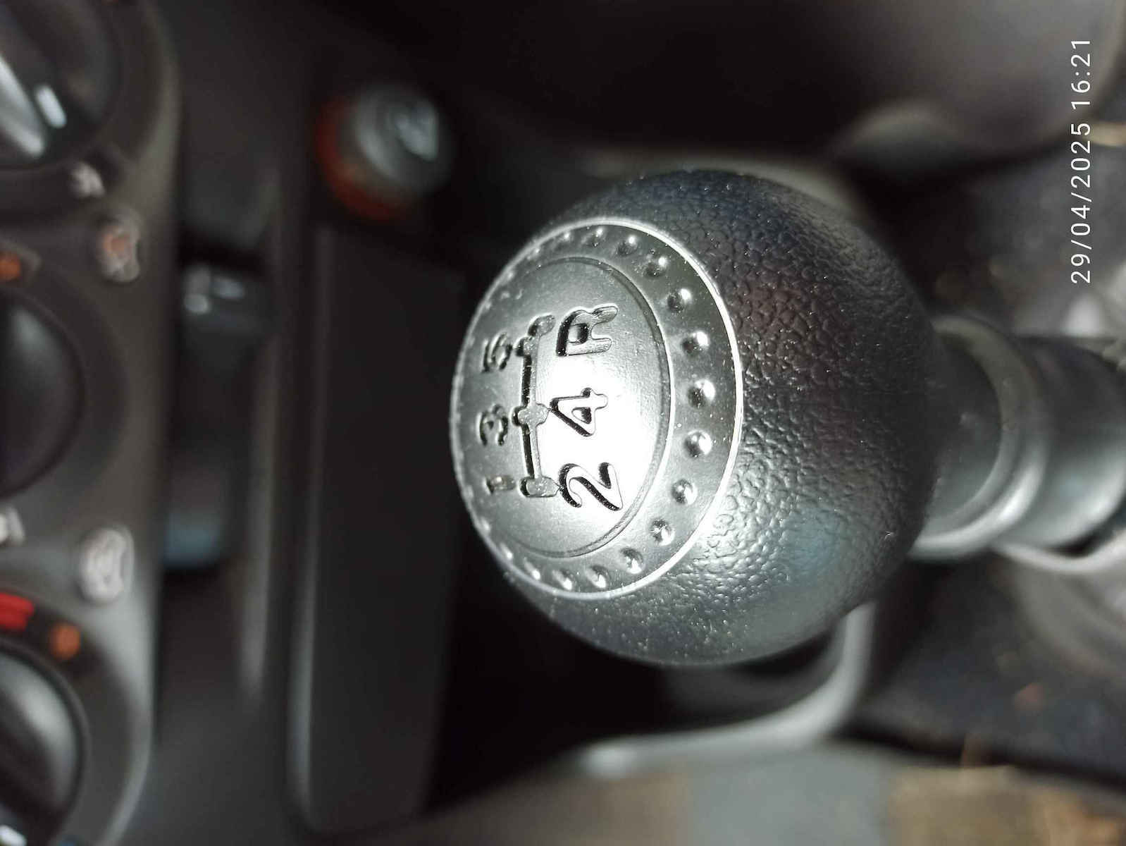 Πόμολο Ταχυτήτων για Fiat Punto 1999-2010 Μαύρο