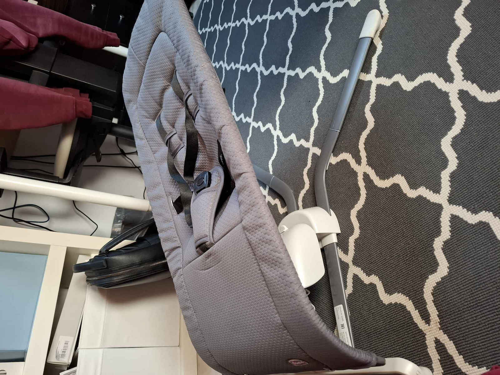 Chicco Electric Baby Relax Rhythm 'n' Sound with Music Moon Grey for Child up to 9kg