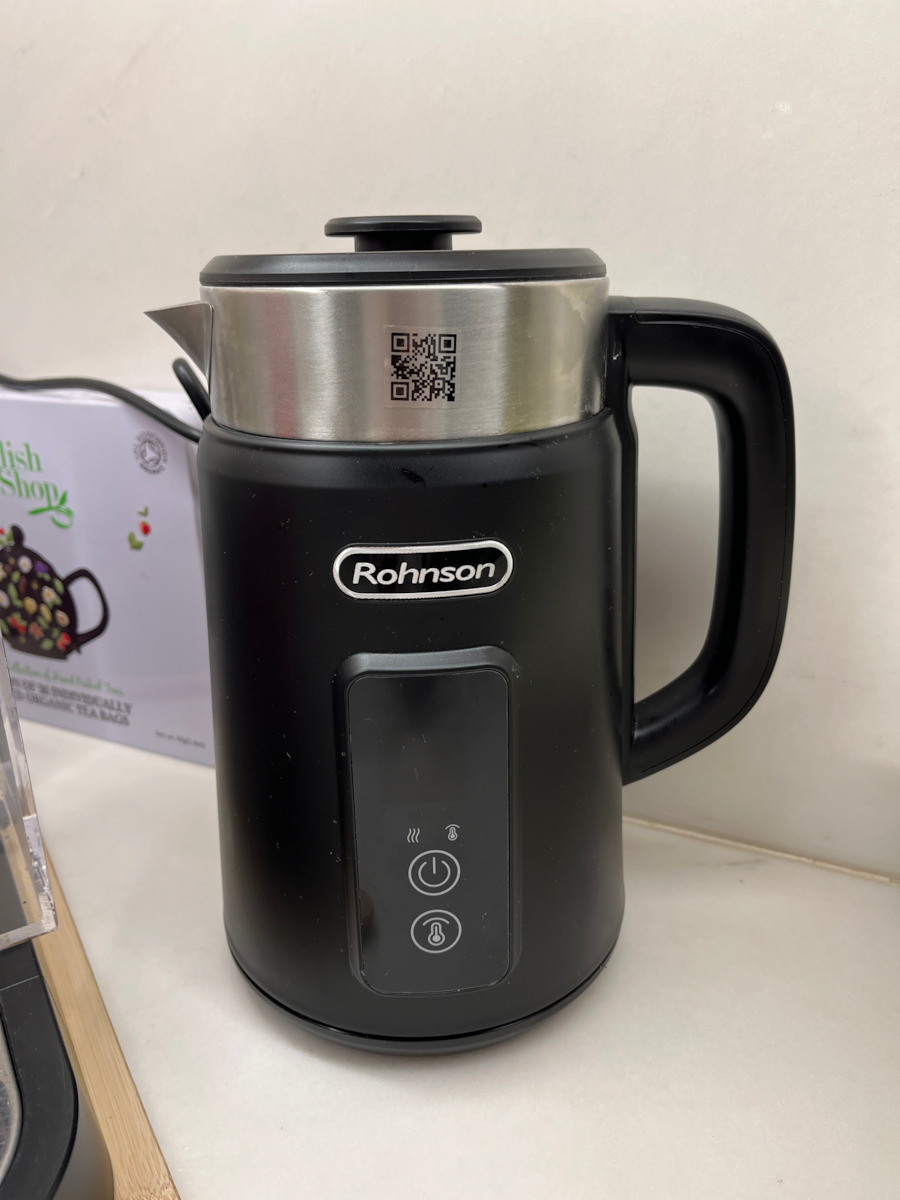 Rohnson Βραστήρας 1.5lt 2200W Μαύρος