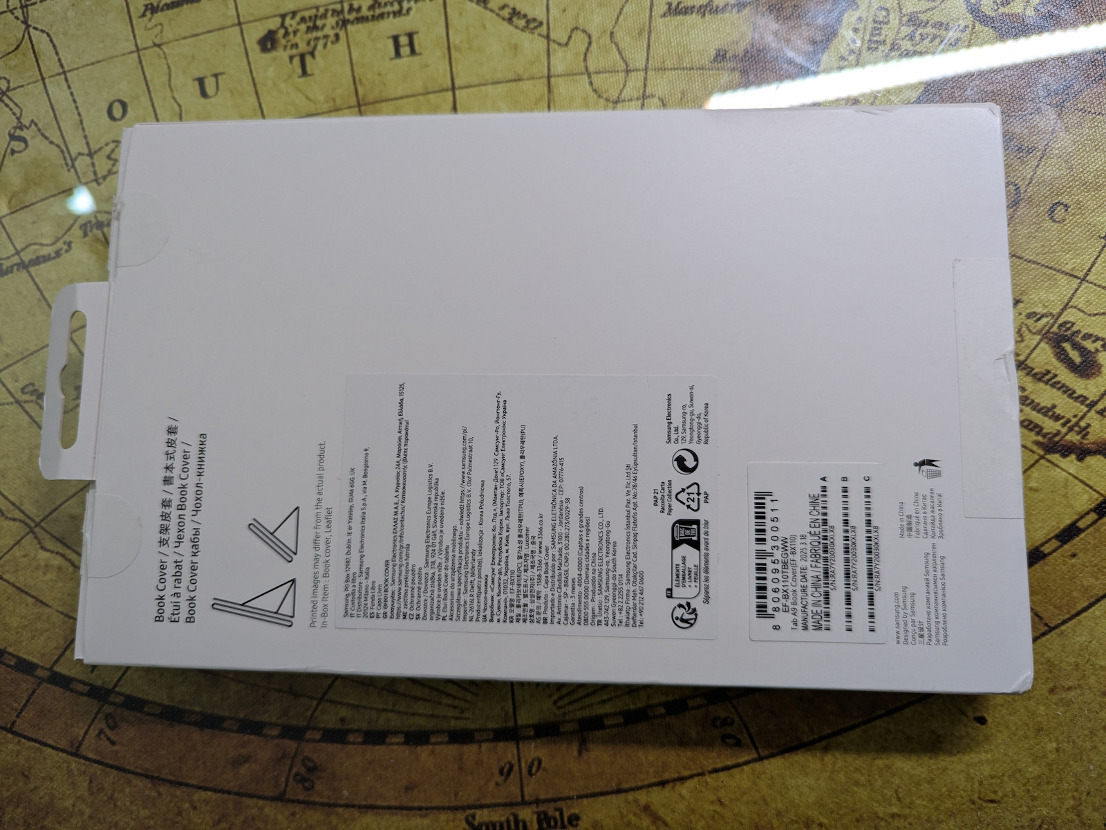 Samsung Galaxy Tab A9 Book Cover Черен