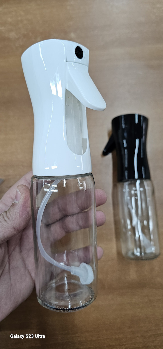 ACP Oil Can Spray Glass 210ml White