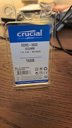 Crucial 32GB DDR5 RAM cu 2 module (2x16GB) și Viteză 5600 pentru