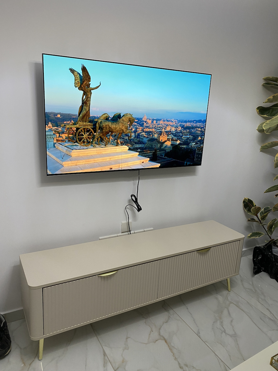 Έπιπλο Τηλεόρασης Lante Μπεζ Μ163xΠ38xΥ51cm