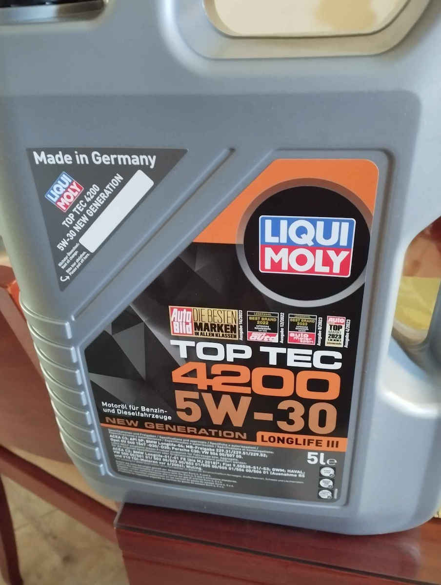 Liqui Moly Top Tec 4200 Συνθετικό Λάδι Αυτοκινήτου 5W-30 5lt