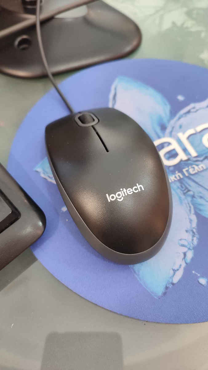 Logitech B100 Ενσύρματο Ποντίκι Μαύρο