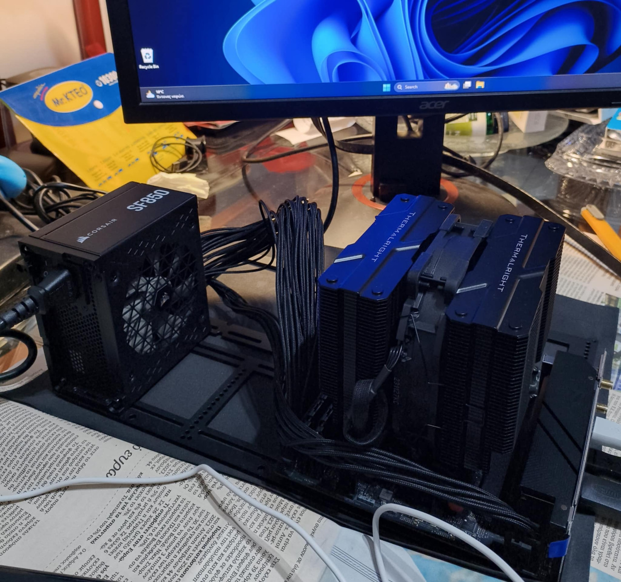 Corsair SF850 850W Μαύρο Τροφοδοτικό Υπολογιστή Full Modular 80 Plus Platinum
