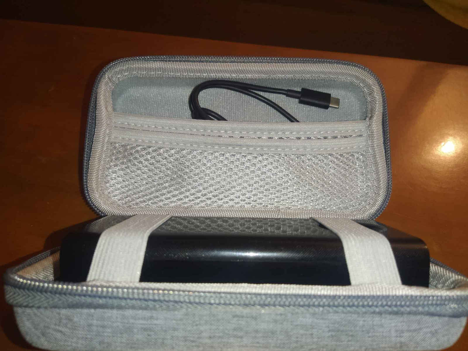 Toiletry Bag in Gray color 18.1cm
