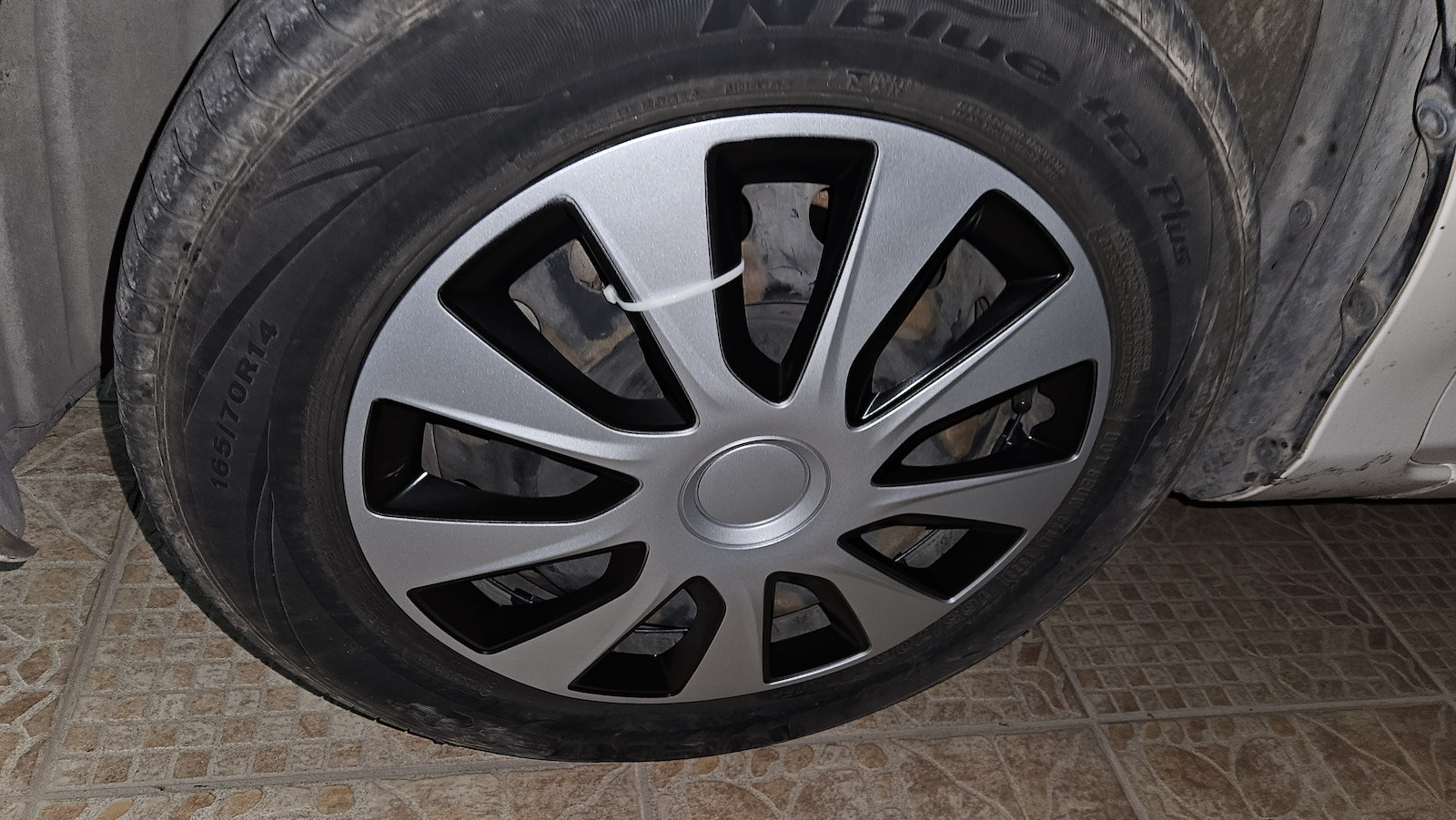 Versaco Σετ Τάσια Αυτοκινήτου Stratos 4τμχ 14" Ασημί