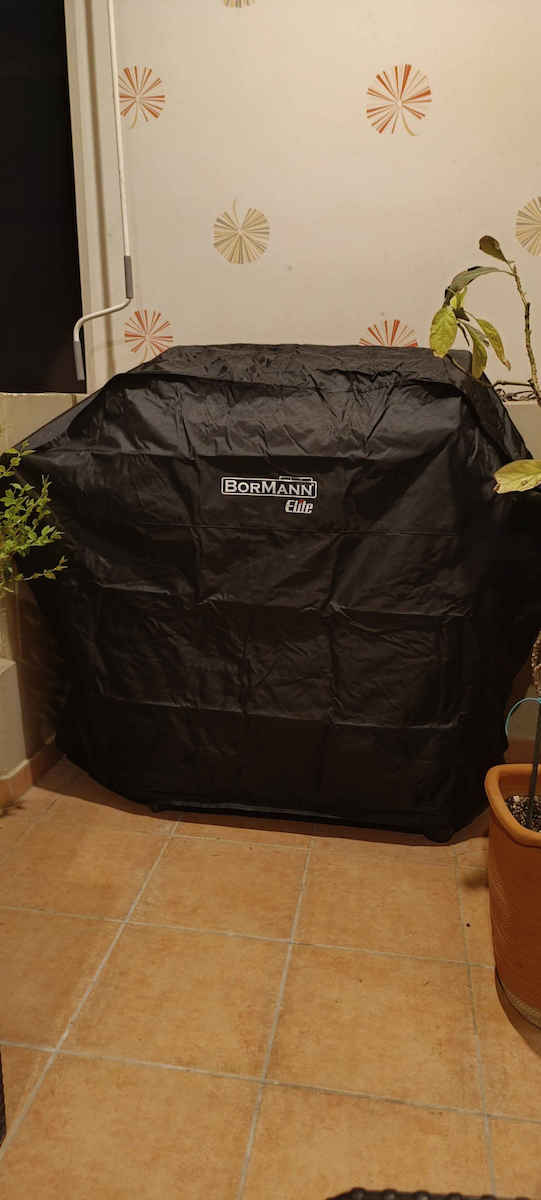 Bormann Elite BBQ1250 Grill Cover Black Oxford with UV Protection 37x30x7cm