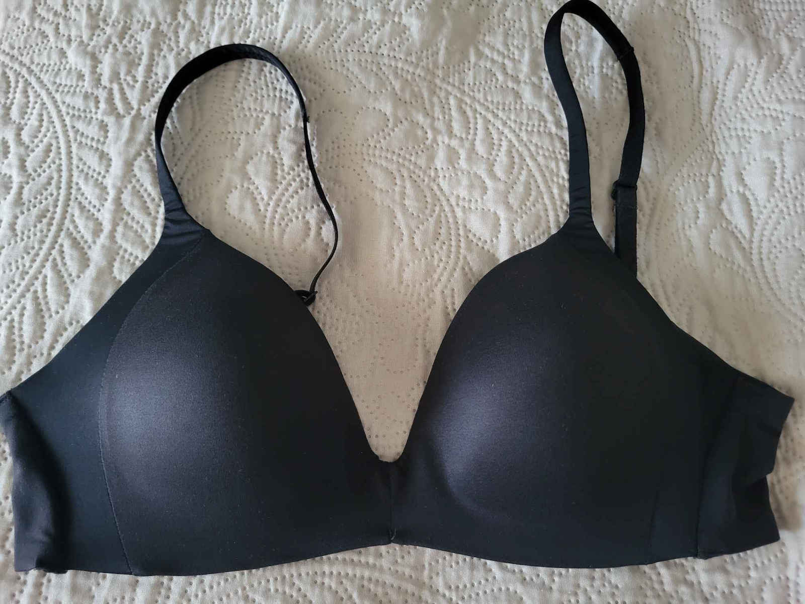 Body Make Up Soft Touch Bra with Light Padding without Underwire Black